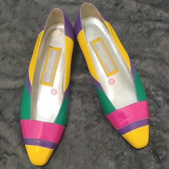 Andrew Geller Shoes Andrew Geller Multicolored Flats Nwot Poshmark